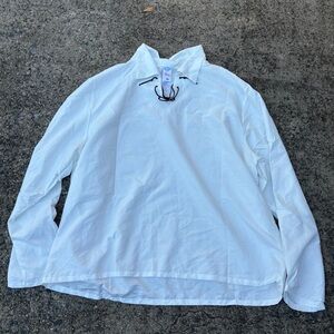 XXL shirt cosplay costume collared pirate renaissance